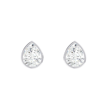 Diamond dew 0.3cts White Gold Diamond Earrings [wg]