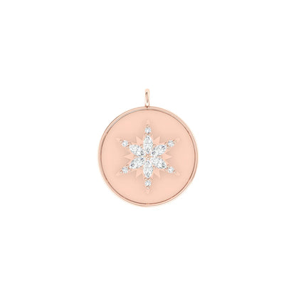 Rose Gold Diamond Charm - Frozen Spark [rg]