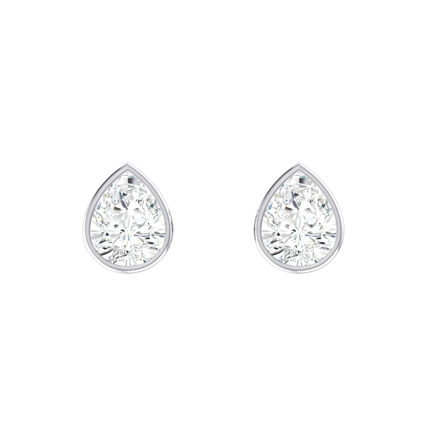 Diamond dew 0.3cts White Gold Diamond Earrings [wg]