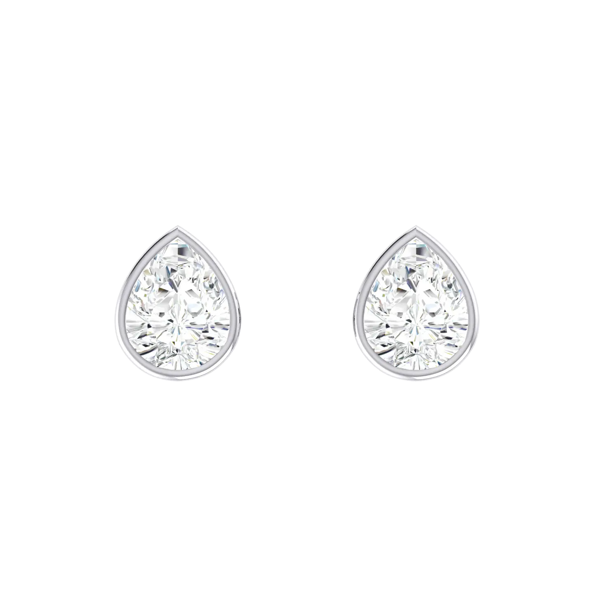 Diamond dew 0.3cts White Gold Diamond Earrings [wg]