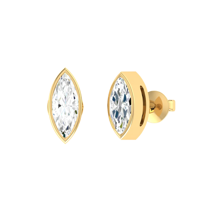 Yellow Gold Diamond Earrings - Solaris Echo 0.3cts [yg]