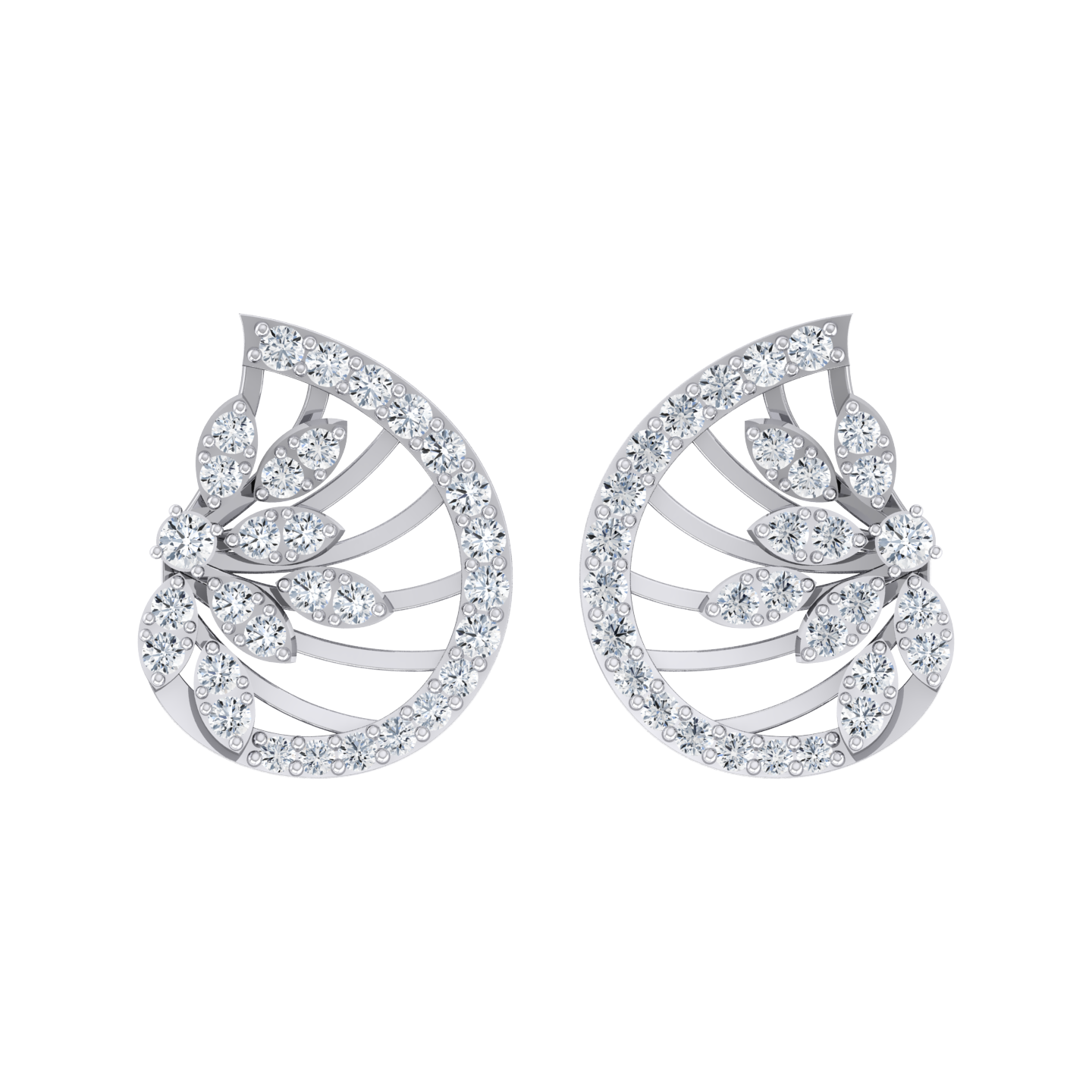 Diamond Forever White Gold Diamond Earrings [wg]