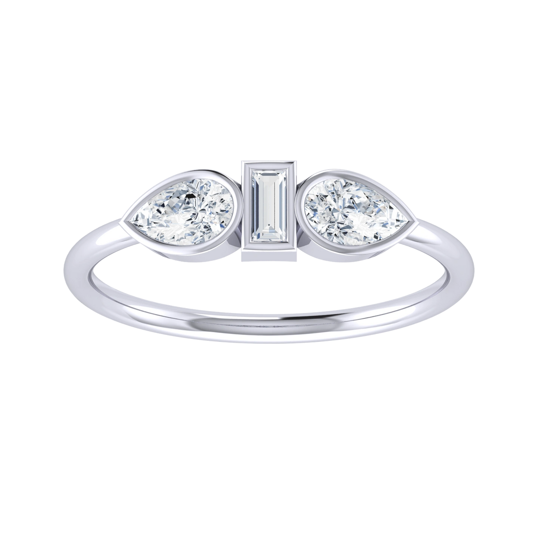 White Gold Lab Grown Diamond - Glittering Gemfire