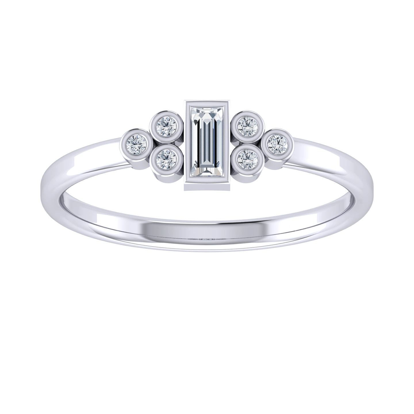 White Gold Lab Grown Diamond Ring - Brilliance Brigade [wg]