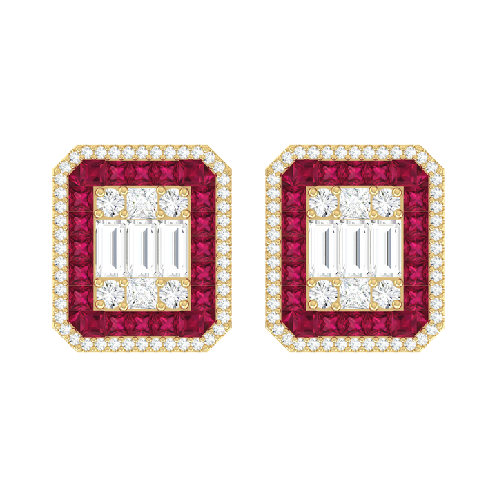 Regal Duo Diamond Earrings