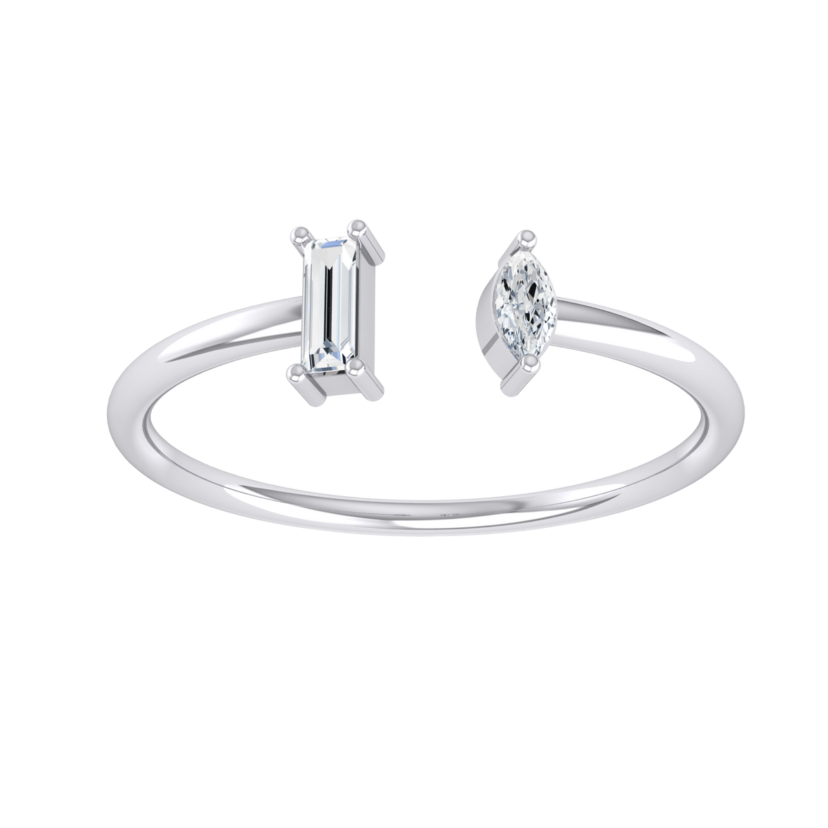 Star Light White Gold Diamond Ring [wg]
