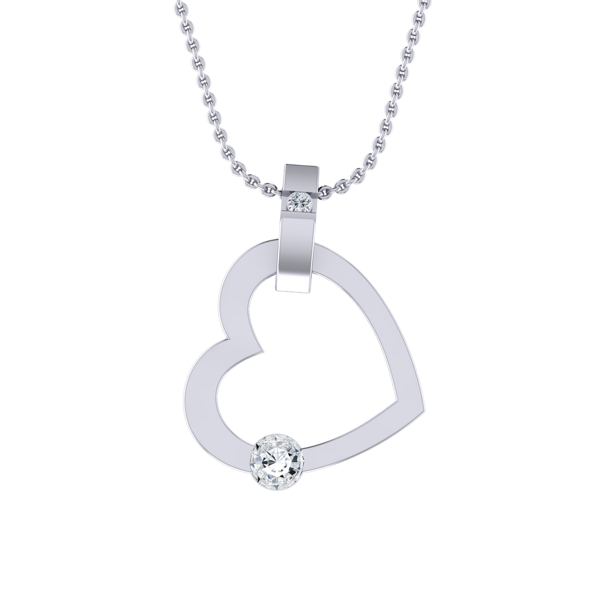 Infinite Passion White Gold Diamond Pendant [wg]