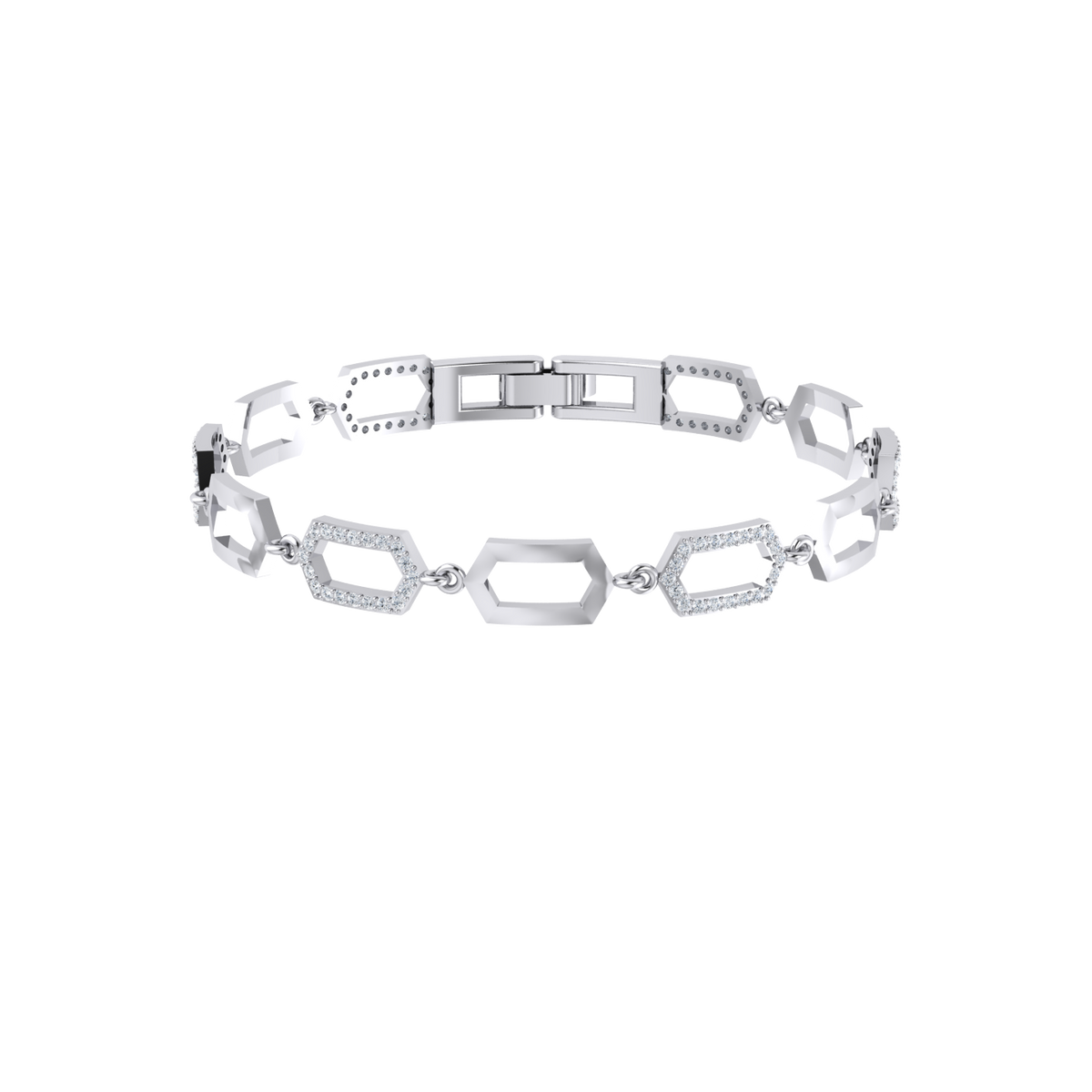 Luminous Aspirations White Gold Diamond Bracelet [wg]