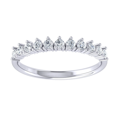 White Gold Lab Grown Diamond Ring - Brilliance Horizon [wg]