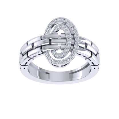 Timeless Treasure White Gold Diamond Ring  [wg]