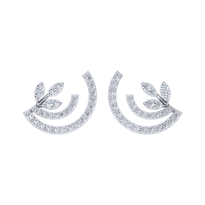 Blossom Baubles White Gold Diamond Earrings [wg]