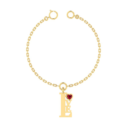 Scarlet Sentiment Yellow Gold Diamond Charm [yg]