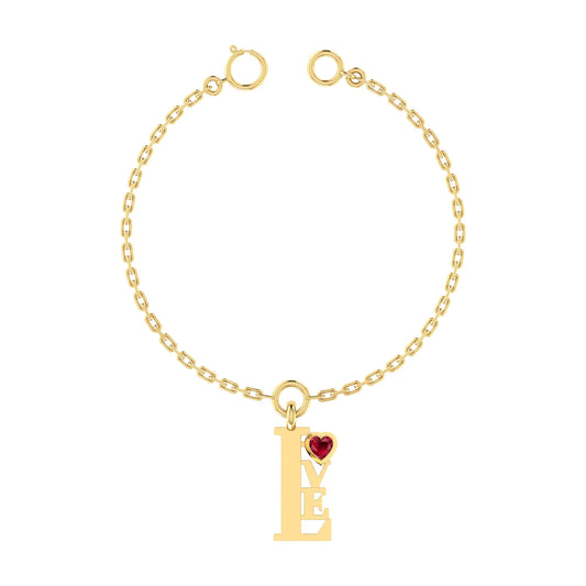 Scarlet Sentiment Yellow Gold Diamond Charm [yg]