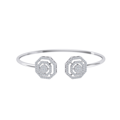 Majestic Gleam White Gold Diamond Bracelet [wg]