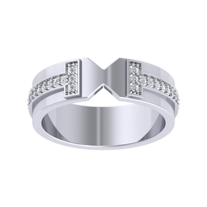 White Gold Lab Grown Diamond Ring - Celestial Beam [wg]