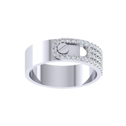 Graceful Galaxy White Gold Diamond Ring [wg]