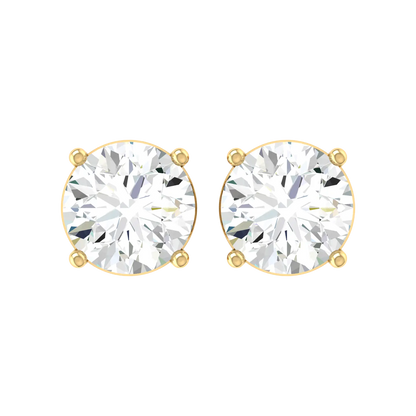 Timeless Sparkle 0.3cts Yellow Gold Diamond Earrings [yg]