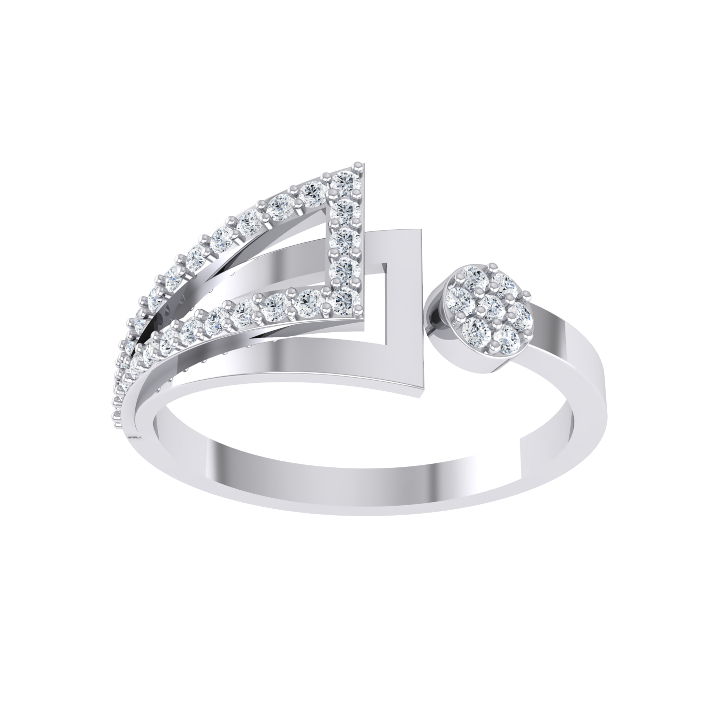 Mystic Moments White Gold Diamond Ring [wg]