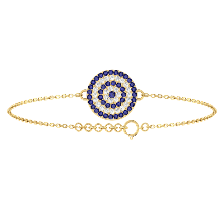 Sapphire Orbit Diamond Bracelet