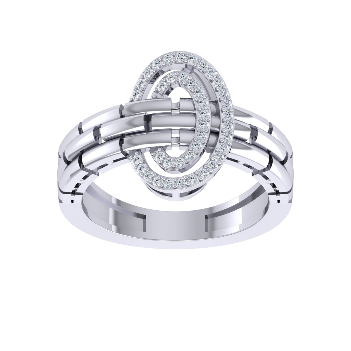 Timeless Treasure White Gold Diamond Ring  [wg]