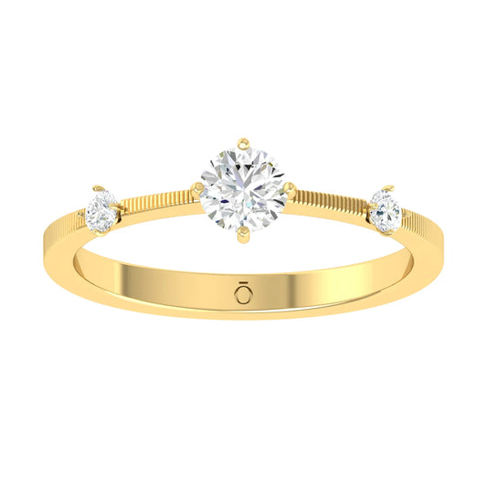 Yellow Gold Lab Grown Diamond - Celeste Trio [yg]