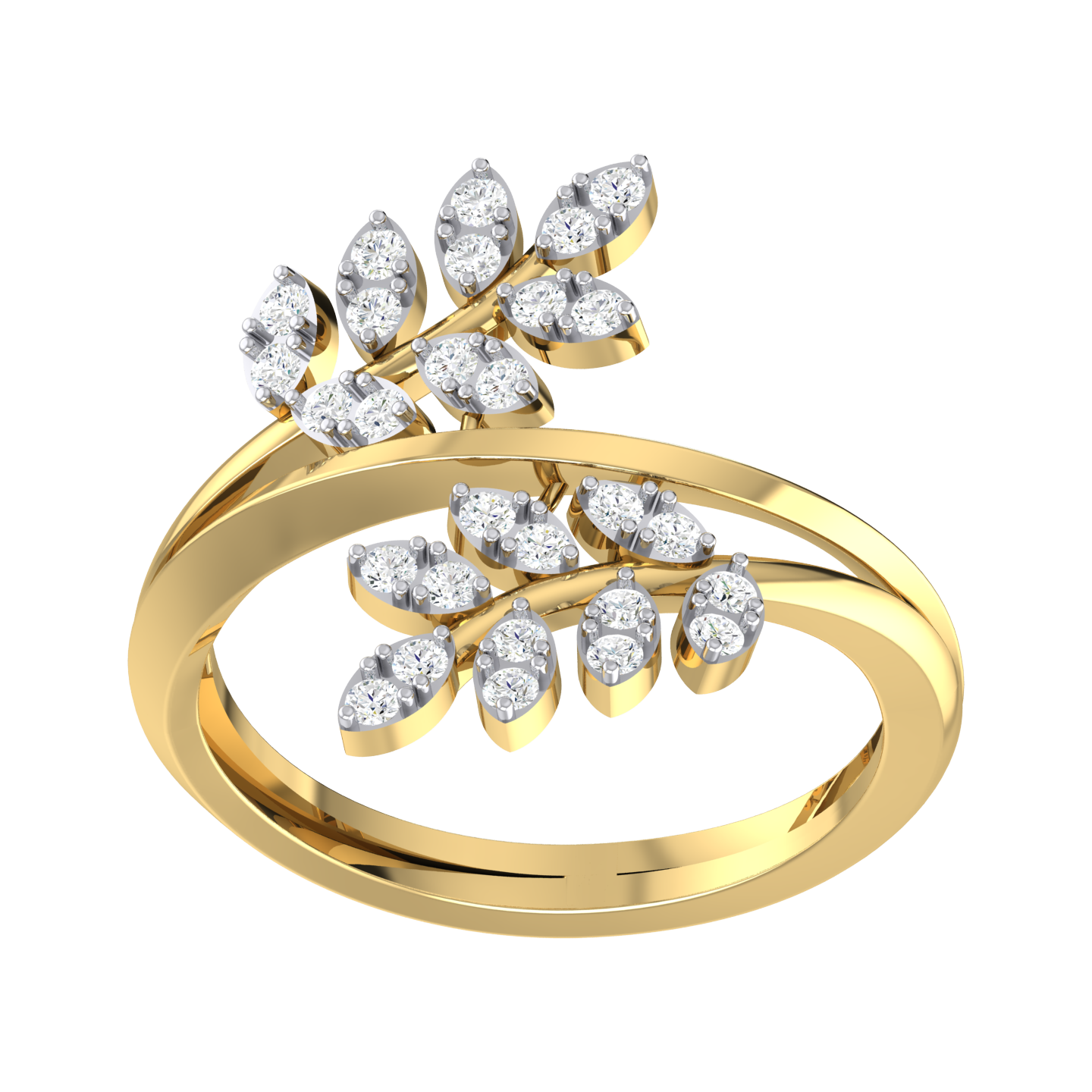 Enchanted Essence Yellow Gold Diamond Ring  [yg]