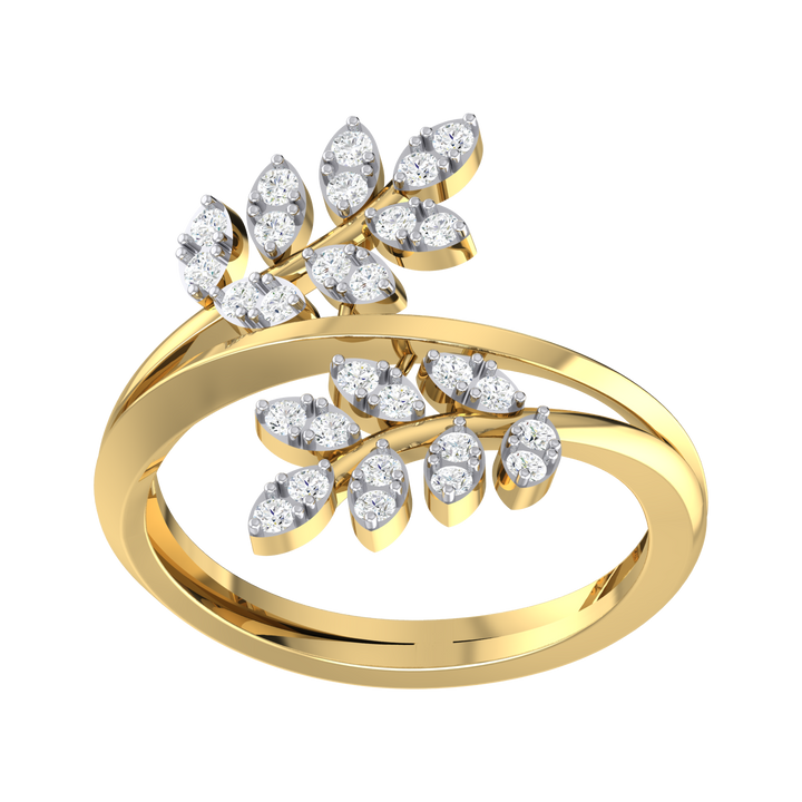 Enchanted Essence Yellow Gold Diamond Ring  [yg]