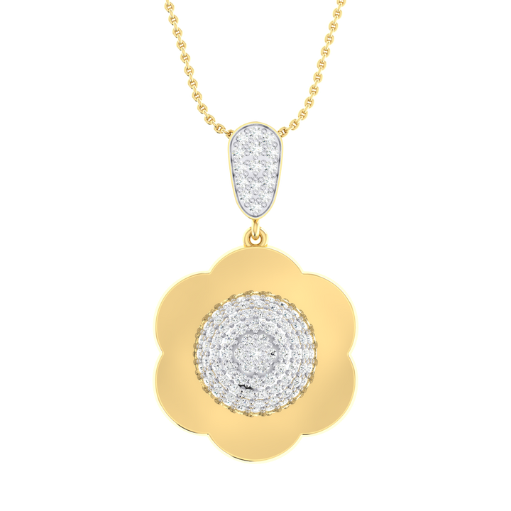 Elegant Gleam Diamond Pendant