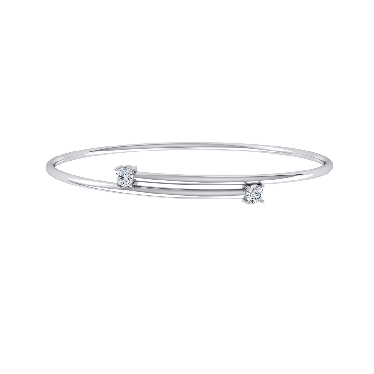 Serenity Brilliance White Gold Diamond Bracelet [wg]