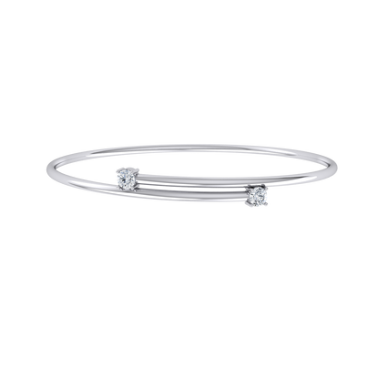 Serenity Brilliance White Gold Diamond Bracelet [wg]