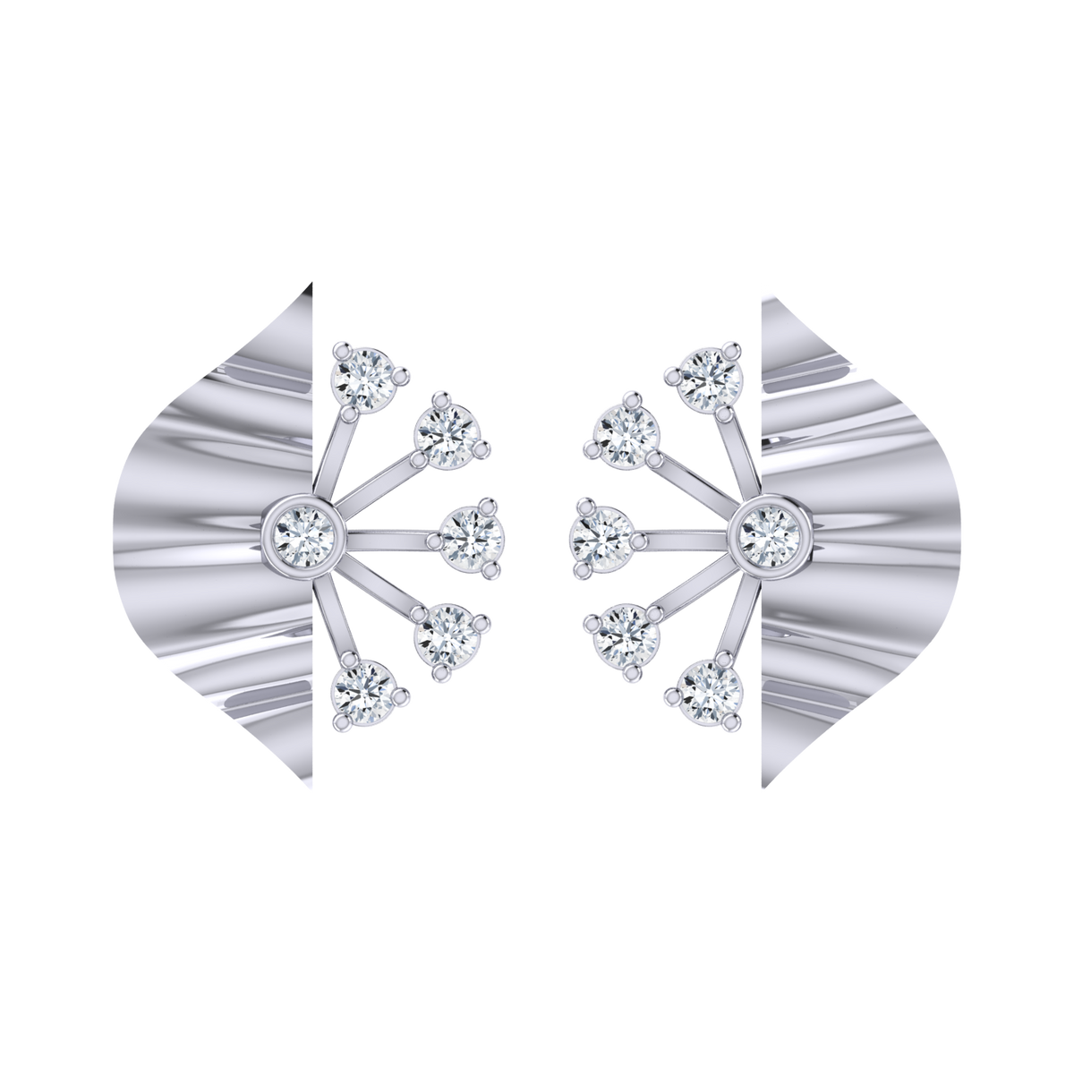 Dazzle Dreams White Gold Diamond Earrings [wg]