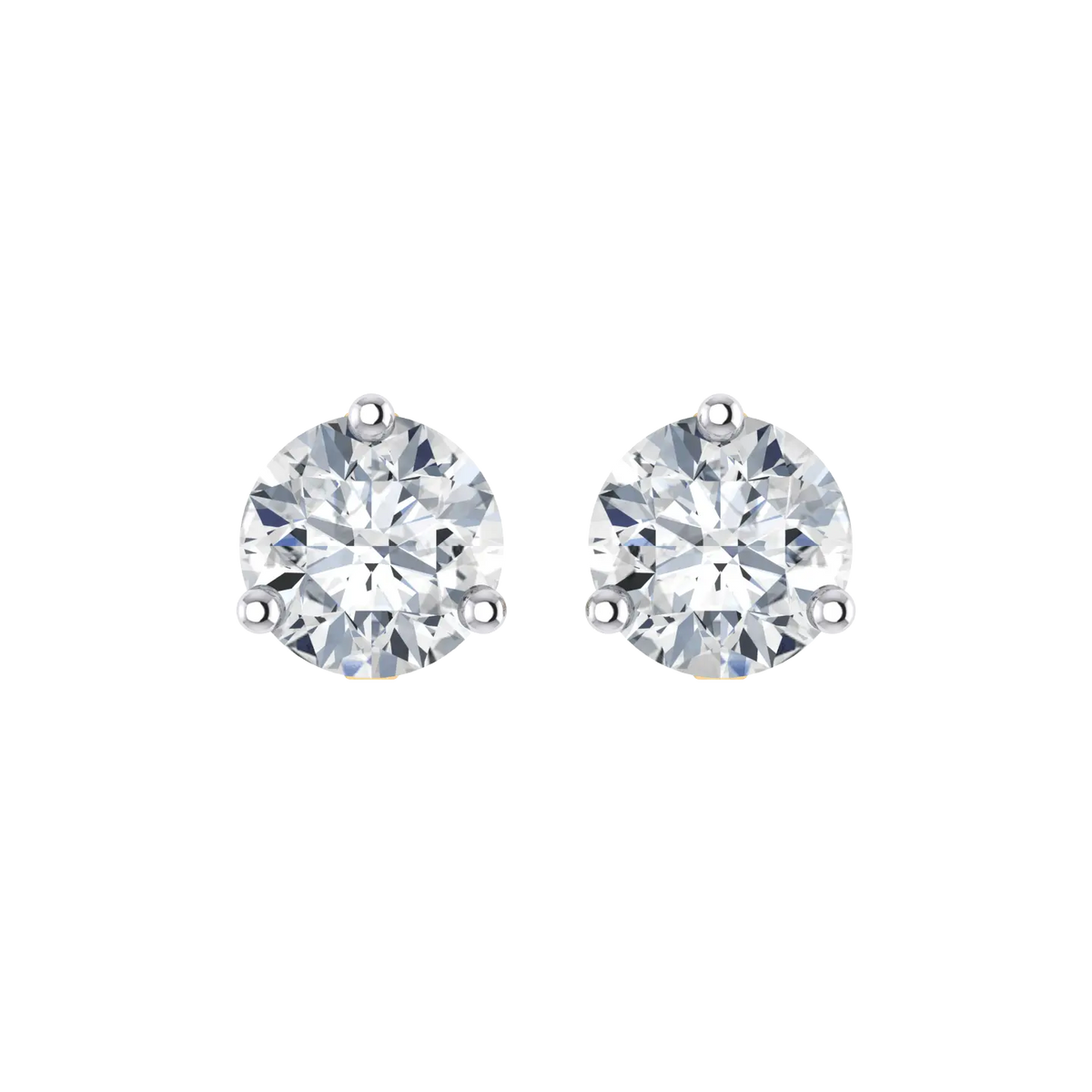 Daylight 2cts White Gold Diamond Earrings [wg]