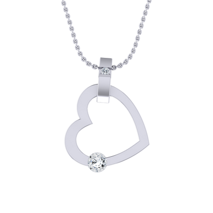 Infinite Passion White Gold Diamond Pendant [wg]