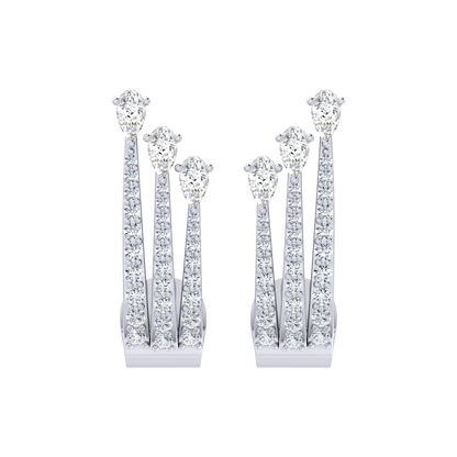 Endless Beauty White Gold Diamond Earrings [wg]