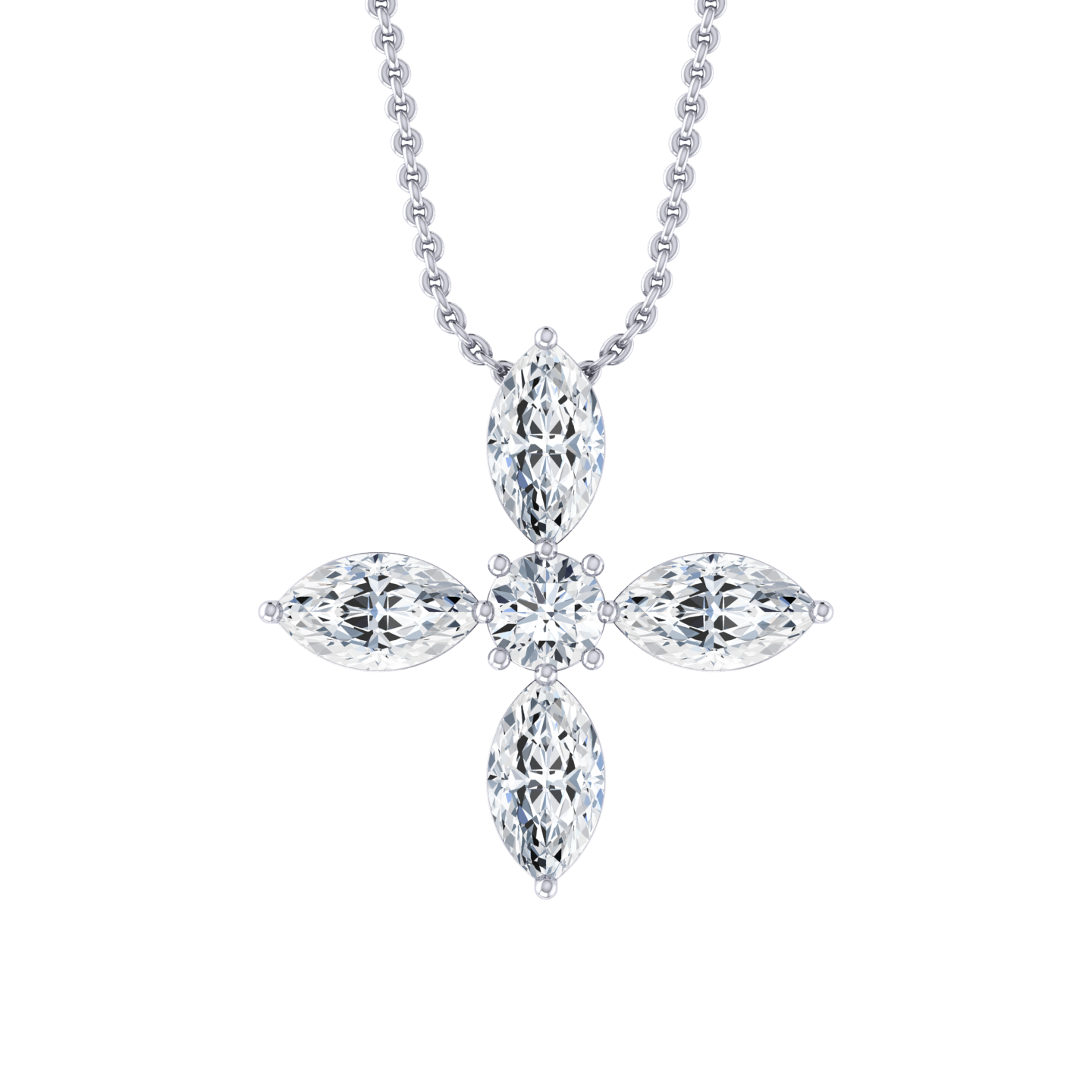 Divine Radiance Diamond Pendant