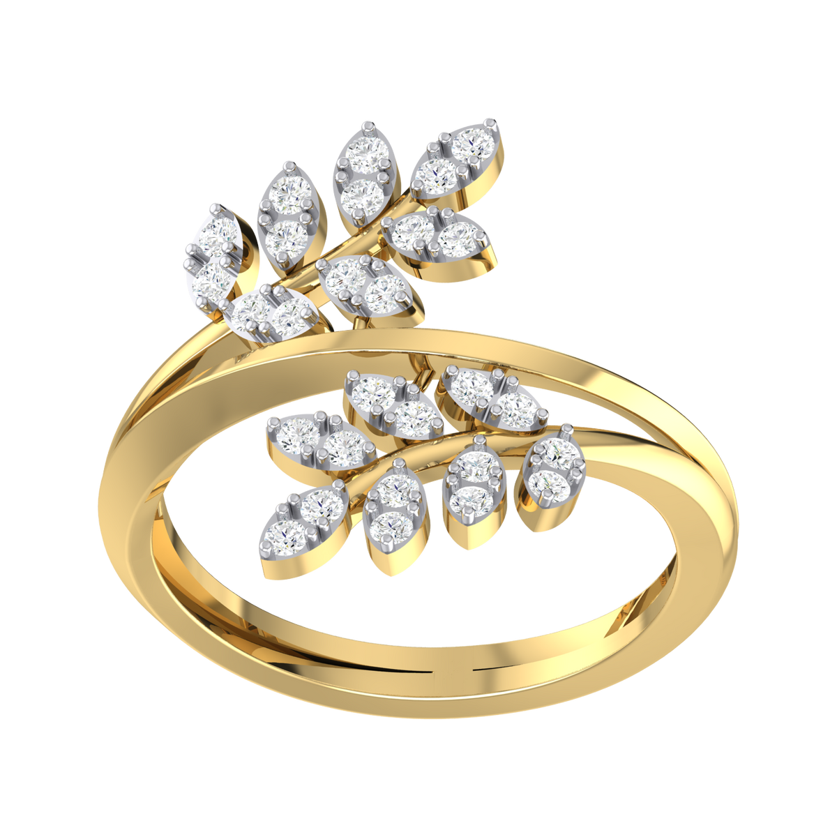 Enchanted Essence Yellow Gold Diamond Ring  [yg]