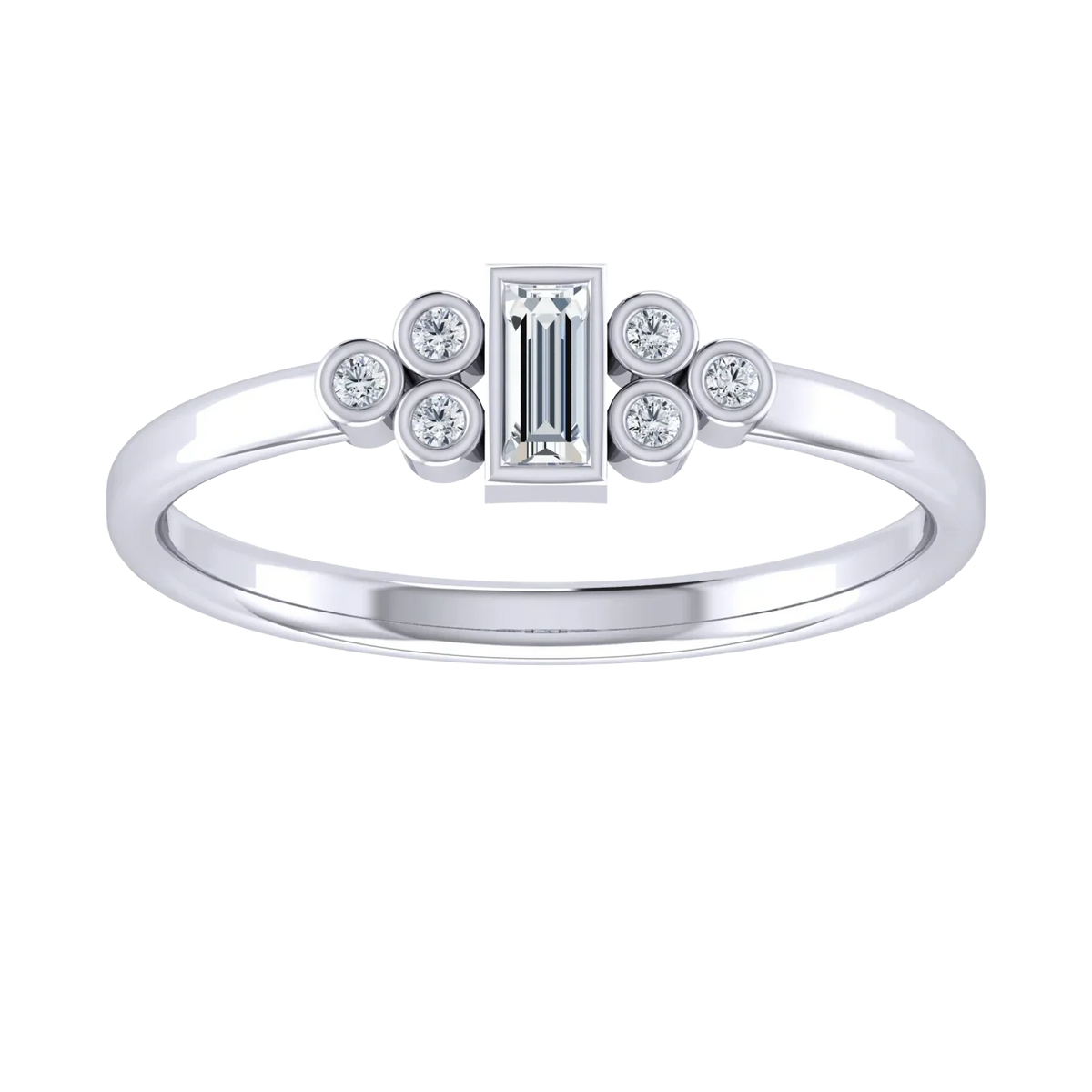 White Gold Lab Grown Diamond Ring - Brilliance Brigade [wg]