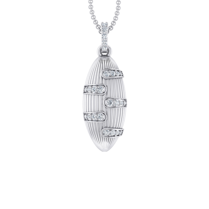Graceful Glamour White Gold Diamond Pendant [wg]