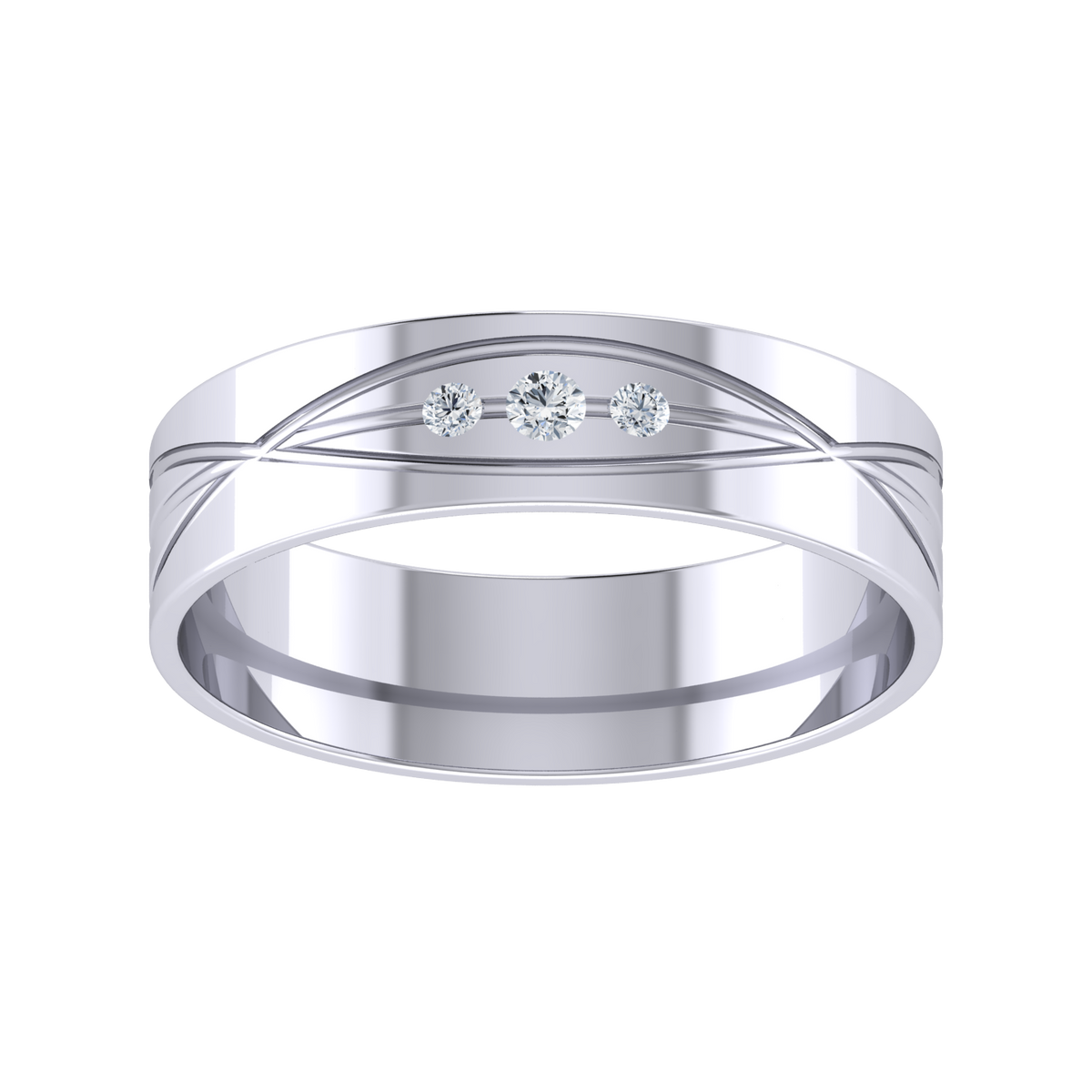 Enchanting Ember White Gold Diamond Ring [wg]