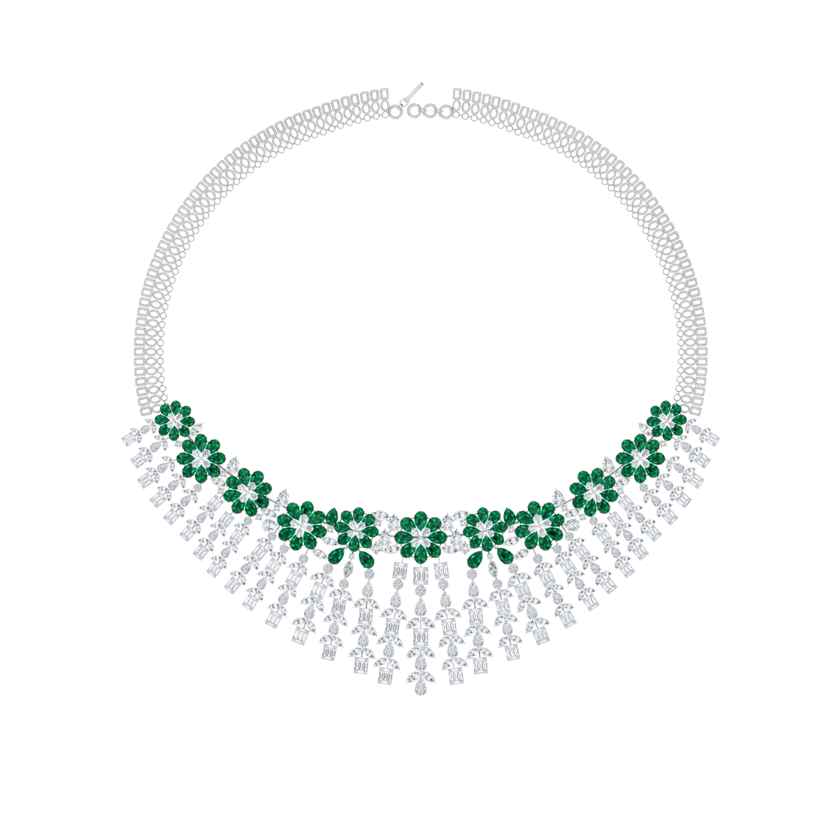 Flora Glimmer Diamond Necklace