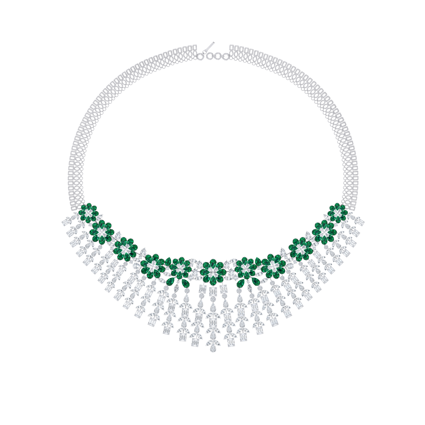 Flora Glimmer Diamond Necklace