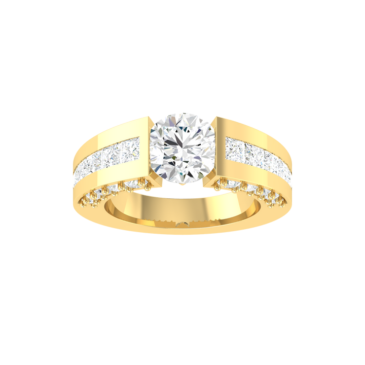Radiant Loop Diamond Ring