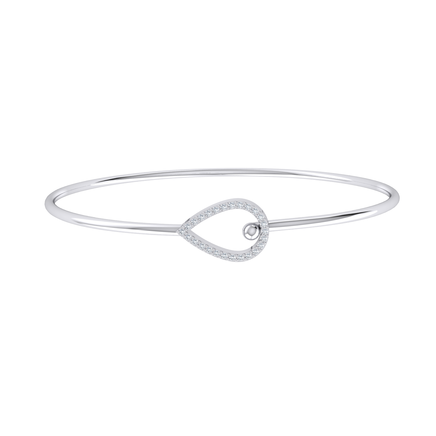 Regal Glint White Gold Diamond Bracelet [wg]