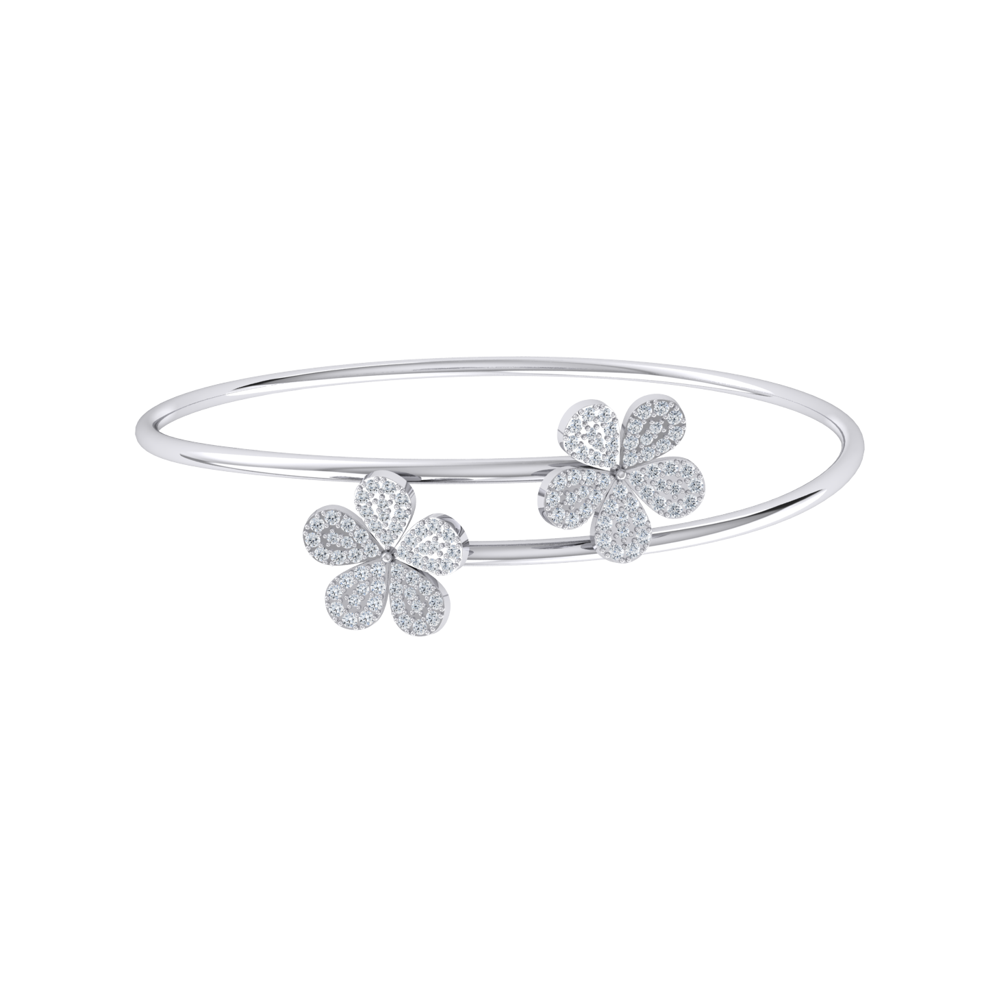 Opulent Charm White Gold Diamond Bracelet [wg]