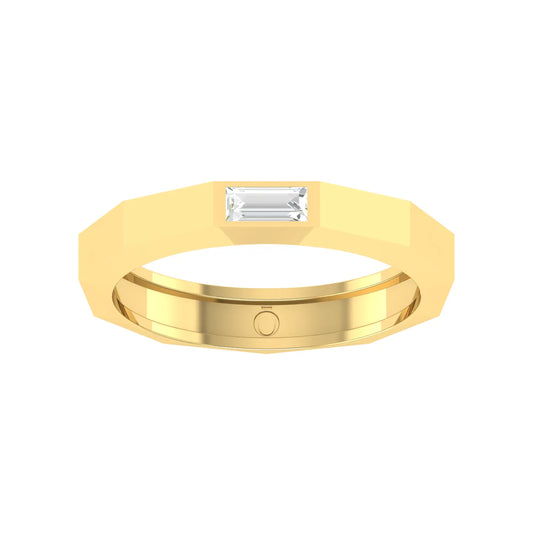Minimal Beam Yellow Gold Lab Grown Diamond [yg]