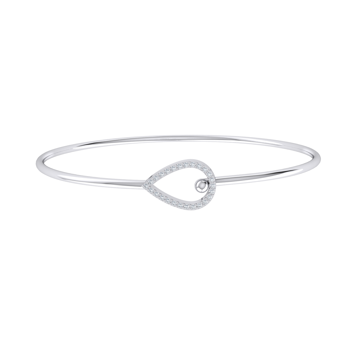 Regal Glint White Gold Diamond Bracelet [wg]