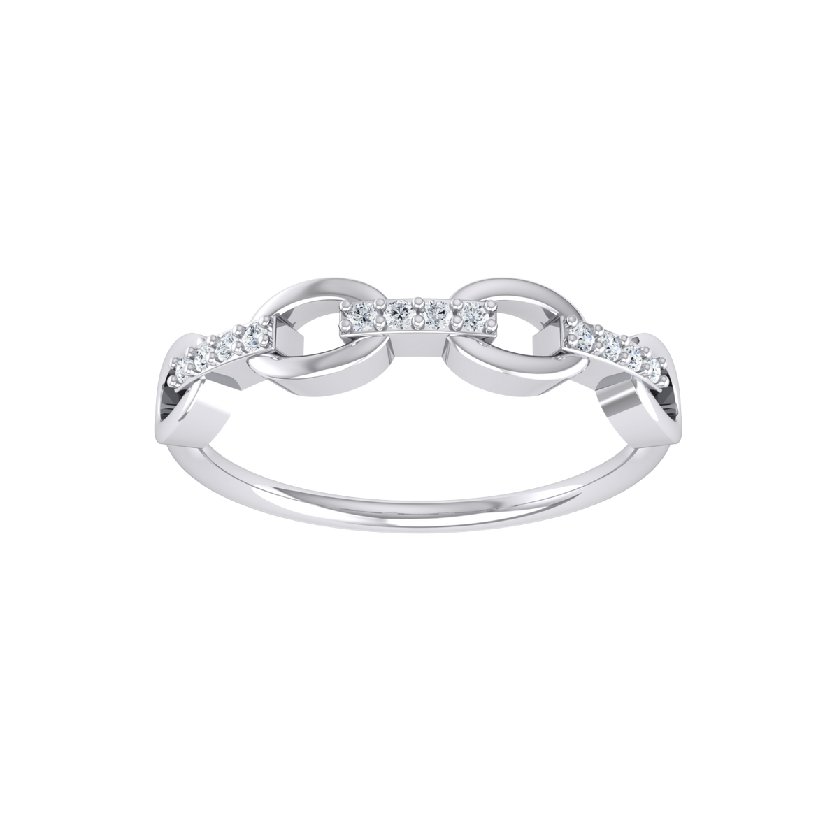 Radiant Regalia White Gold Diamond Ring [wg]