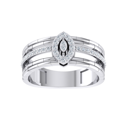 White Gold Lab Grown Diamond Ring - Divine Beauty [wg]