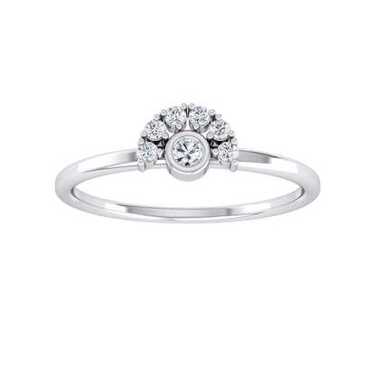 Timeless Glimmer White Gold Diamond Ring  [wg]