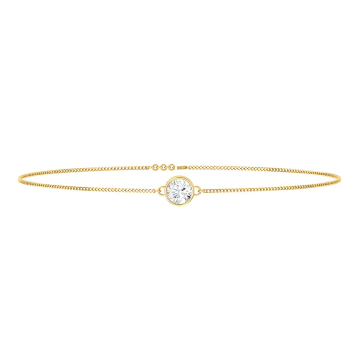 Lustrous Loop Diamond Bracelet